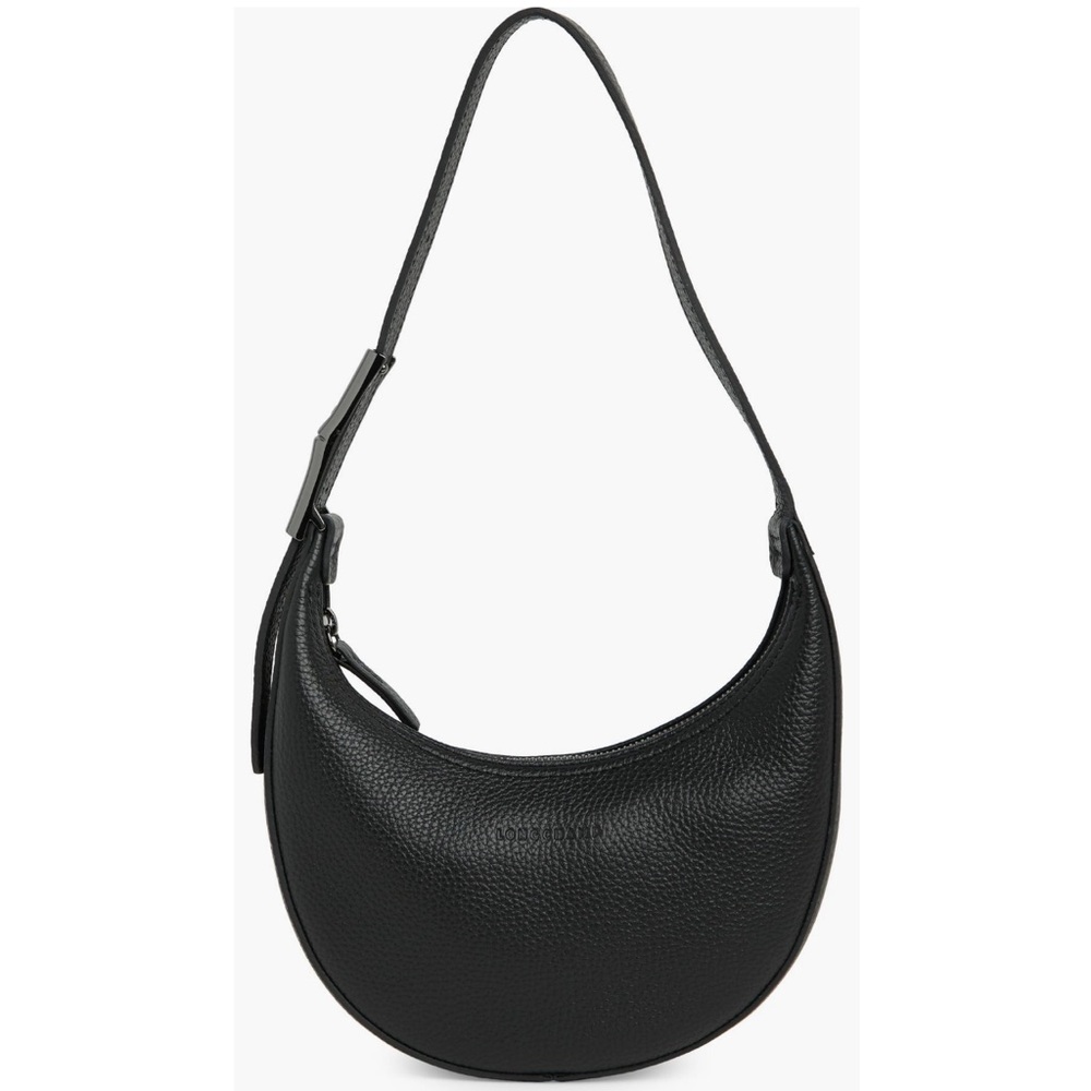 NEW🔥LONGCHAMP Roseau Essential Half Moon Leather Hobo Bag🔥